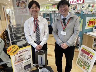 イベント会場で様々な医療機関でも使用されている「医療機器」を販売