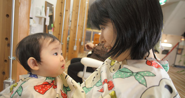 お子様連れでの来客