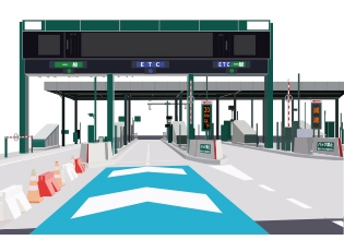 高速道路の料金収受員