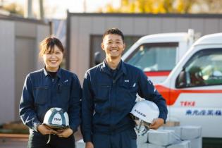 施工管理スタッフ／橋の補修工事現場
