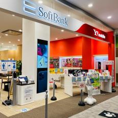 携帯電話のご案内、受付スタッフ