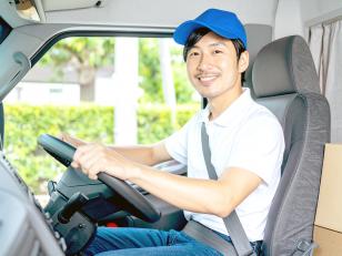機械の配送業務／大型平ボディトラック