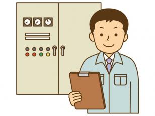 ビルの設備管理スタッフ