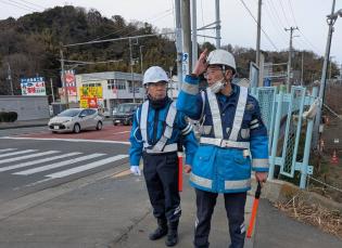 交通誘導警備員