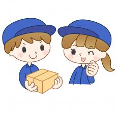 荷物の選別作業