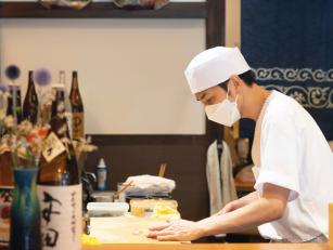 お寿司屋さんでの接客業務