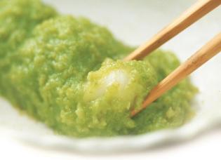 厳選された枝豆のみを使用した「ずんだ餅」