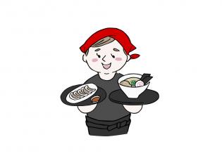 ホールスタッフ／万八ラーメン