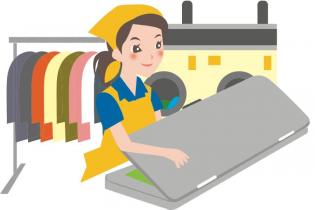 クリーニング工場内スタッフ