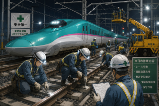 鉄道工事スタッフ