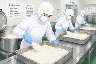 スーパー向けの米飯製造スタッフ