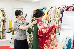 着物店での接客・ご提案