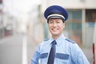 博物館の警備スタッフ