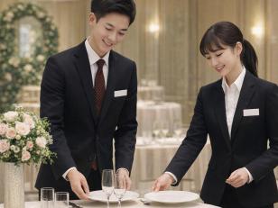 結婚式場の洗い場・ウエイター／ウエイトレス