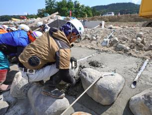 道路や河川などの土木工事スタッフ