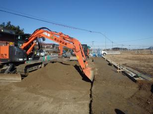 土木工事の現場作業員