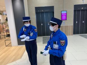 イオンタウン郡山の施設警備スタッフ