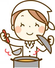 学生食堂の調理補助スタッフ