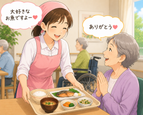 介護施設の調理補助スタッフ