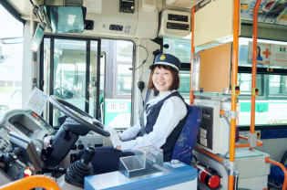 秋田市内の路線バス運転手