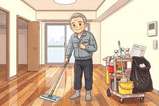 アパートの室内清掃
