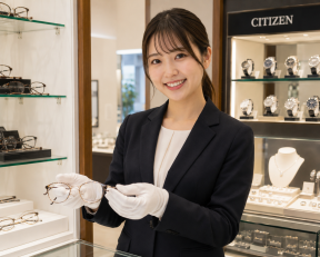 メガネ・宝飾の販売スタッフ