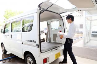 自動車部品の配達・商品管理
