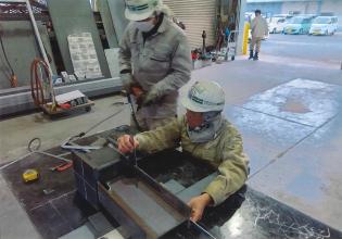 建築物の鉄工鍛冶職人候補