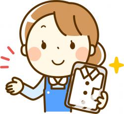 クリーニング品の預かり・引き渡し係