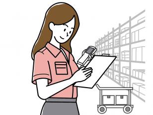 製品出荷及び部材受入れ作業