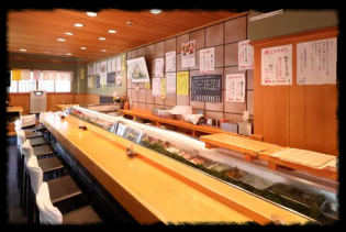 すし店のホール接客・洗い場スタッフ