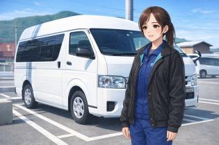 普通免許による配送スタッフ