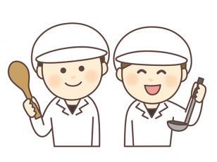 介護施設厨房での給食づくり