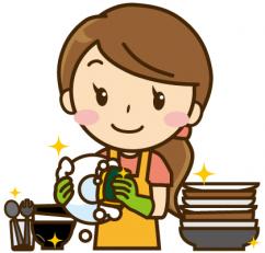 食器の洗浄スタッフ