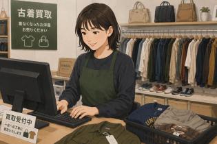 リサイクルショップの買取査定/データ入力