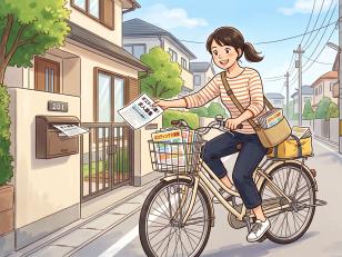 メール便の配達スタッフ/ポスティング