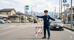 交通誘導警備スタッフ
