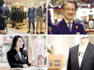 スーツの販売・接客スタッフ／紳士・婦人服