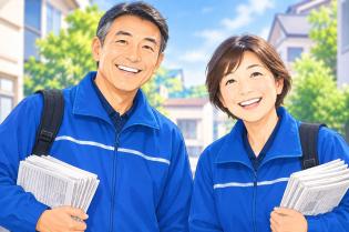 読売新聞、他朝刊配達