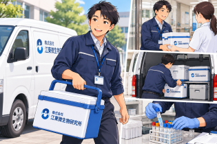 検体集配スタッフ