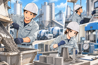 生コンの製造スタッフ
