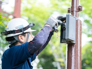 公共施設の電気施工管理職