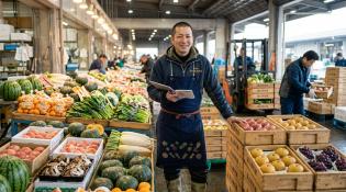 野菜や果物の買付・販売スタッフ
