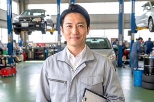 自動車整備工場での部品手配業務