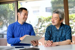親身になって話を伺う仕事です