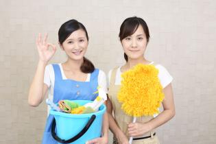 保健施設の清掃パートスタッフ