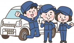マットの配送および設置作業