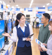 週末限定TV販売スタッフ