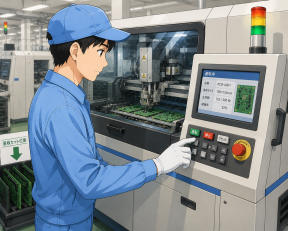 SMTのオペレータースタッフ